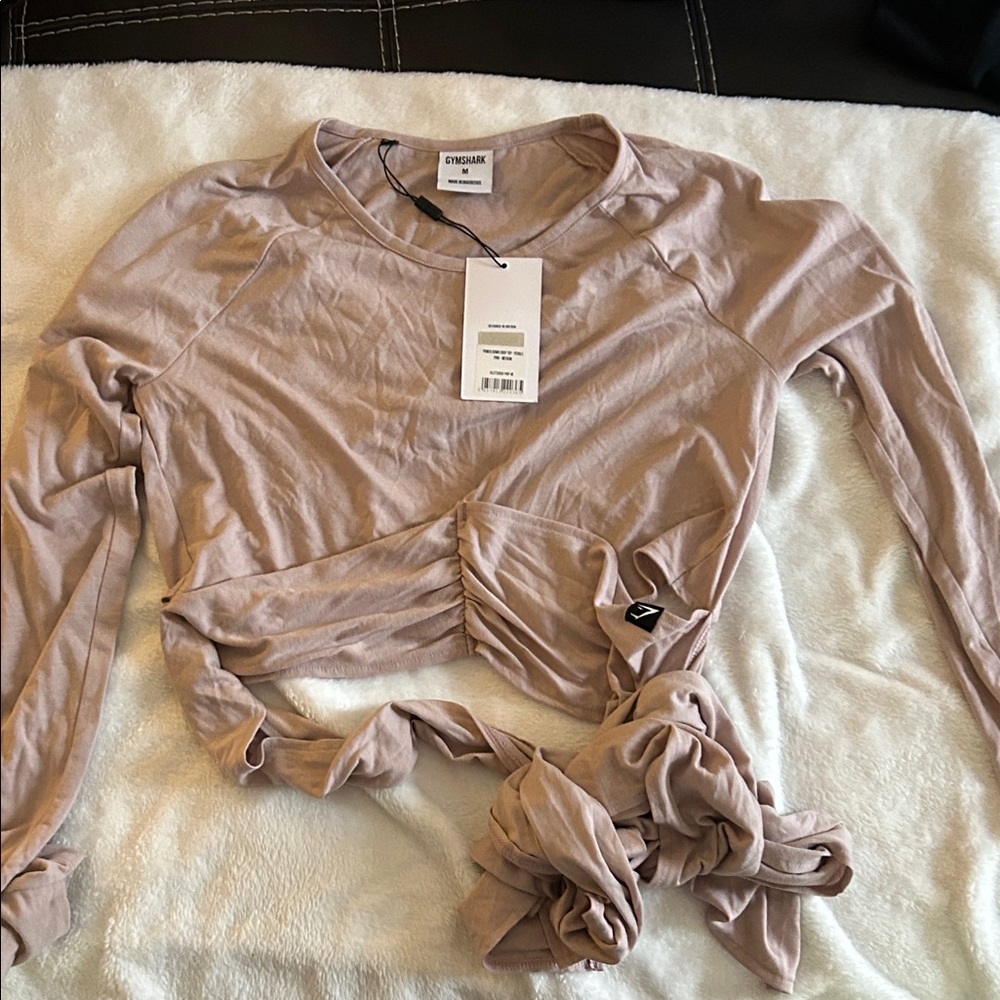 Women's pink Long Sleeve Top